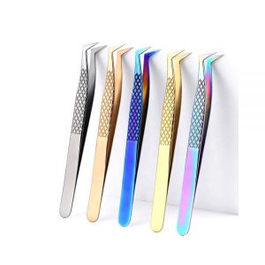 EYELASH TWEEZERS STAINLESS STEEL